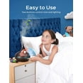 thumbnail image 6 of Homasy 500ml Aromatherapy Diffuser with Essential Oil Set 6x10mL, 23dB Super Quiet Essential Oil Diffuser Gift Set with 14 Color Lights 4 Timers for Home Bedroom Office, 6 of 6