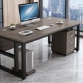 thumbnail image 3 of Boss Household Office Desks Combination Staff Modern Simplicity Office Desks Computer Bureau Meuble Working Equipment QF50OD My Lux Decor Round, 3 of 25