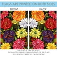 thumbnail image 5 of 102064 Zippy Zinnias Spring Flag 28x40 Inch Double Sided Spring Garden Flag for Outdoor House summer Flag Yard Decoration, 5 of 5