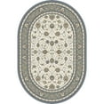 thumbnail image 4 of DynamicRugs AN28571206454 57120 Ancient Garden Collection 2.2 x 7.7 in. Traditional Rectangle Rug, Ivory & Light Blue, 4 of 7