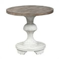 thumbnail image 3 of Sedona White Round End Table, 3 of 6
