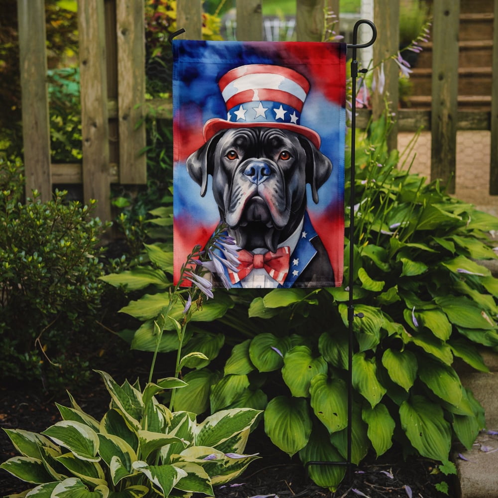 Cane Corso Patriotic Garden Flag 11.25 in x 15.5 in