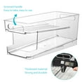 thumbnail image 2 of CNKOO Plastic Dispenser Bin  Rolling Can Dispenser  Soda Can Dispenser  Double Layer Rolling Soda Can for Refrigerator  Storage Rack  camping RVs, 2 of 10