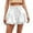 White, variant on Jean Skirts for Teens Womens Hi Low Skirt Skirt Party Sunflower for Women Long Broomstick Skirts Women Women's Summer Solid Color Fashionable Pleated Wide Leg Casual Pants Half Black XXL