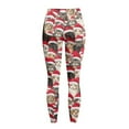 thumbnail image 6 of Renewold Christmas Hat Cat Womens Yoga Leggings with Pockets Workout Leggings Full Length High Waisted Running Pants Non See-Through Athletic Tights Printed Tights, S, 6 of 8