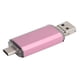 thumbnail image 4 of Ccdes dispositivo de almacenamiento de datos portátil U Disk 3 en 1 Aleación de aluminio HighSpeed Rose Gold USB3.0 Flash Disk para teléfonos móviles Computadoras (32GB Cable No se aplica, 4 of 5