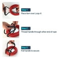 thumbnail image 6 of 2 - Pack Extension Cord Organizer and Vacuum Hose Holder - Heavy - Duty Carrying Straps for Home, Garage, Workshop, and Boat, 6 of 6