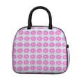 thumbnail image 2 of Lunch Bag Lunch Box for Women Reusable Insulated Lunch Bags,Water-Resistant Pink Doughnut Cooler Lunch Tote Bag, Large Capacity for Work Travel Picnic, 2 of 6