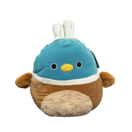 Squishmallows Official Kellytoys Plush 12 Inch Daksa the Duck with Bunny Ears Easter Edition Ultimate Soft Stuffed Toy