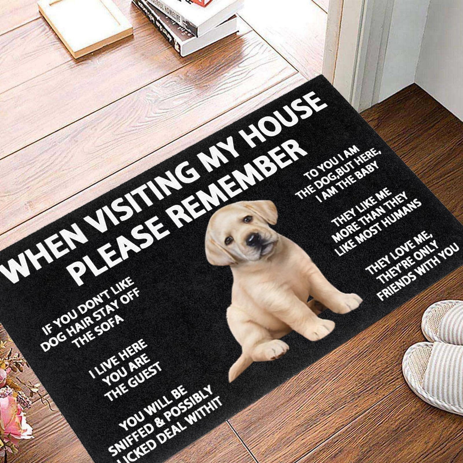 Siberian Chihuahua Doormat Kitchen Bath Dog Interior Monologue