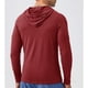 thumbnail image 4 of pstuiky camisa de manga larga para hombre, Sudadera deportiva de manga larga con capucha y secado rápido para hombre camisetas de hombre xl, 4 of 4