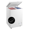 thumbnail image 1 of Giantex 3.5 Cu Ft Chest Freezer, Freestanding & Flip Top Chest Freezer w/ 7 Temperature Settings, emovable Sliding Basket Included, Compact Deep Chest Freezer, 1 of 6