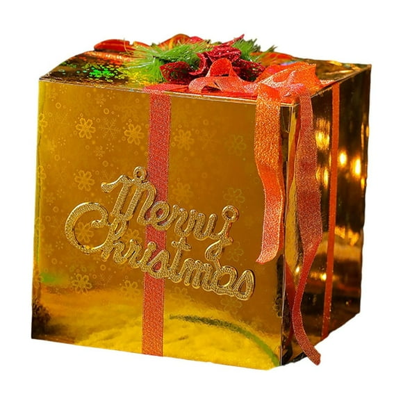 Christmas Tree Decorations,Christmas Gift Box Gift Box Christmas Decoration Ornaments Christmas Tree Scene Decoration Holiday Dress Up Supplies,Christmas Tree Ornaments