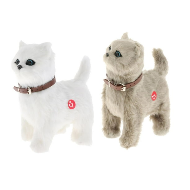 Paquete de 2 Juguetes de para , de Peluche Electrónicos para Mascotas, Juguetes para Caminar Yotijar Juguetes interactivos