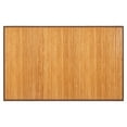 Costway 5' X 8'Area Rug Floor Exterior Carpet Natural Bamboo Wood