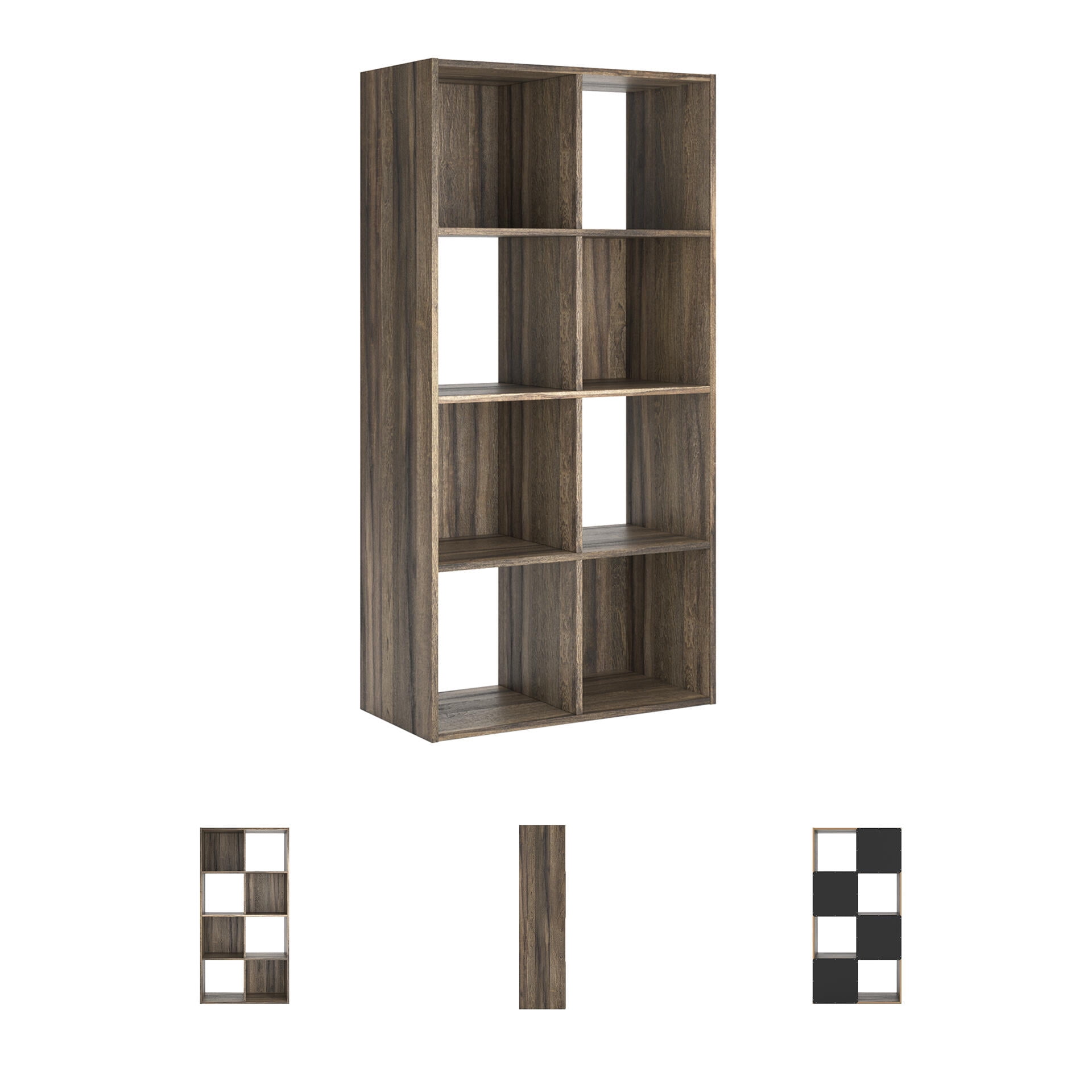 Signature Design by Ashley Shallifer 8 Cube Storage Organizer with Oak Finish