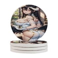 thumbnail image 1 of Posavasos de tierra de diatomeas absorbente Overlord, aislamiento antideslizante de tierra de diatomeas inodoro que protege la superficie de la mesa contra daños Talla única, 1 of 7