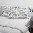thumbnail image 4 of Vintage Spring Floral Throw Pillow Covers, Farmhouse Flowers Watercolor Soft Breathable Pillow Cases with Invisible Zipper for Sleeping, Small Pillowcases for Couch Bed Sofa Chair 16x24 Inches, 4 of 9