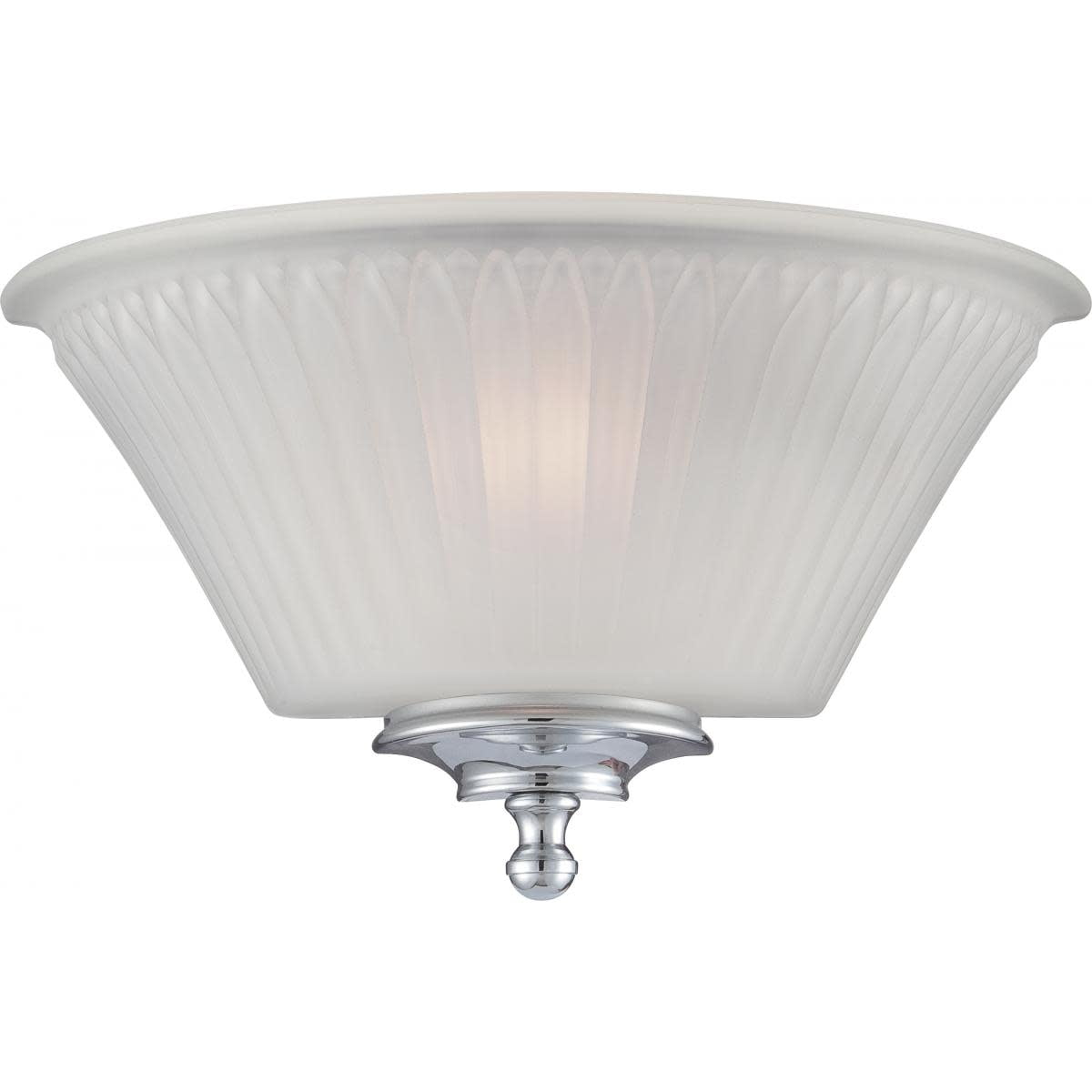 1-Light Wall Sconce in Polished Chrome Finish - Walmart ...