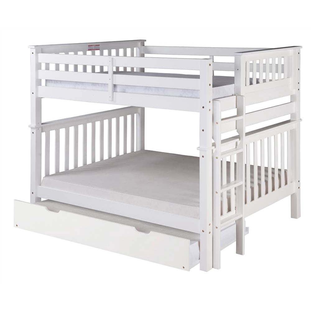 Santa Fe Mission Tall Bunk Bed Full over Full Bed End Ladder with