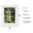 thumbnail image 2 of Hilo Hattie - Hawaiian Singer Hula Dancer Actress - Vintage Hawaiian Hand-Colored Postcard c.1941 - Japanese Unryu Rice Paper Art Print 24 x 32 in, 2 of 4