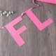thumbnail image 4 of KAKOWELY Banderines 3M Let's Flamingle para fiestas hawaianas, guirnalda colgante de papel con purpurina, decoración, 4 of 4