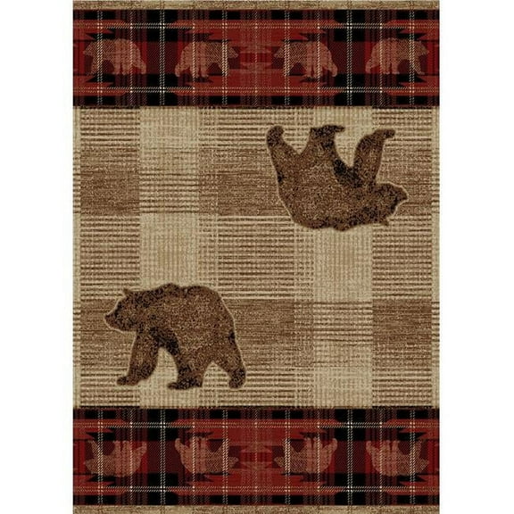 Mayberry Rug AD9580 2X4 2 x 4 ft. American Destination Rocky Point Area Rug, Antique
