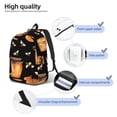 thumbnail image 5 of Balery Bee and Honey Vintage Canvas Backpack for Men and Women - Large Capacity, Durable Travel Laptop Bag for School, Work, Hiking, and Outdoor Activities, 5 of 7