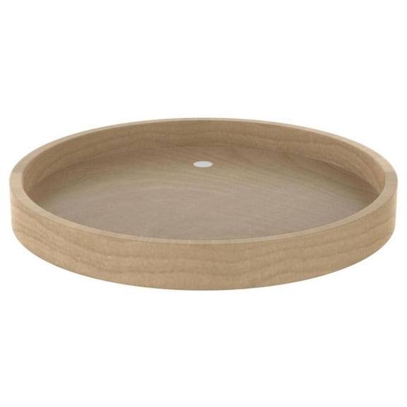 Rev-A-Shelf LD-4BW-001-18-1 Lazy Daisy Wood 1-Shelf 18" Full Circle Lazy Susan For Corner