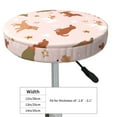 thumbnail image 4 of Kdxio Star Cute Dog Print Stool Covers Round,Stretch Round Bar Stool Covers Washable Bar Stool Cushion Slipcover for 12-15 Inch Chair, 4 of 7
