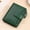 Green, variant on RFID anti-theft brush new three fold multi fold genuine leather cowhide wallet multifunctional anti tamper magnetic card bag sho