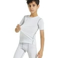 thumbnail image 4 of LANBAOSI 2 Pack Boys Athletic Athletic Dry Compression Short Sleeve T Shirts Size 7, 4 of 7