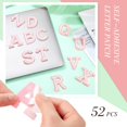 thumbnail image 2 of Parches autoadhesivos para letras WILLBOND con diamantes de imitación perlados de la A a la Z, 2 of 7