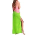 thumbnail image 3 of Franhais Women's Beach Smock, Sleeveless Backless Patch Color Sheer Beach Sun-Proof Dress, 3 of 6