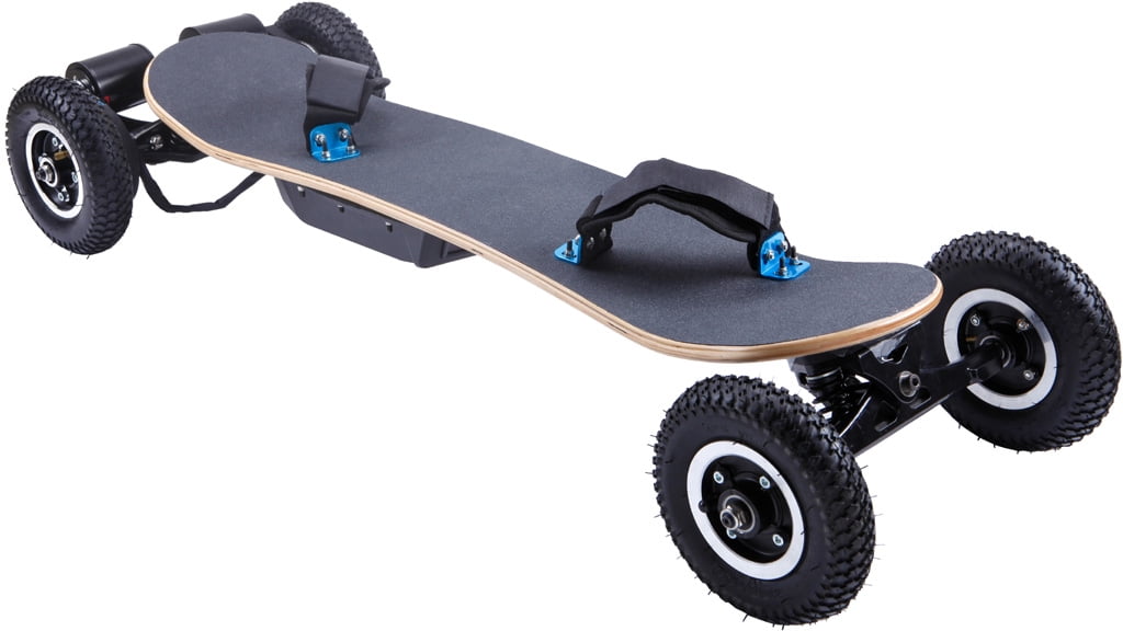 Off Road Electric Skateboard 3300W All Terrain Longboard Mountainboard 8" Tires Dual Motors 11AH