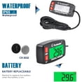 thumbnail image 5 of Runleader Digital Tachometer Gauge Hour Meter RPM Alert SVC&JOB Mower Tractor  Snowmobile, 5 of 9