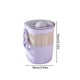 thumbnail image 4 of Injueey Taza de desayuno de gran capacidad con cuchara, botella de plástico portátil impermeable, contenedor de agua, tazas para microondas a Mostrada Púrpura 620ml, 4 of 6