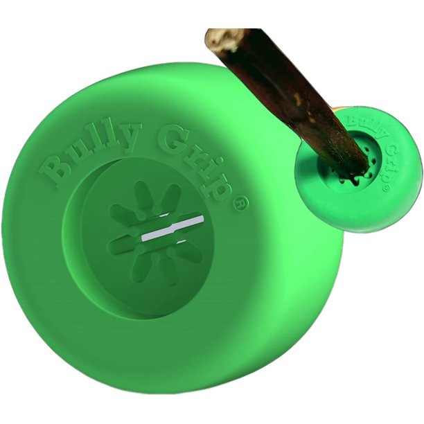 Bully Stick Holder by Bully Grip Small Green