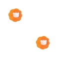 thumbnail image 1 of mmirethe Boule de Lavage Vêtements Boules de Machine à Laver Anti-Enroulement Peluches Orange 2Ensemble, 1 of 6
