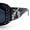[Rovlover]Black - Solid Black, variant on Bling Crucifix Cross Jewel Rhinestone Rectangular Fashion Sunglasses All Brown