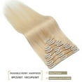 thumbnail image 6 of SEGO Clip in Hair Extensions 100% Real Remy Human Hair Full Head Straight Balayage Hair 8-24 inch, 6 of 10