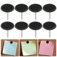 Zonh 100Pcs Plastic Whiteboard Tacks Plastic Pushpins Thumb Tacks