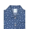 thumbnail image 2 of Wonder Nation Toddler Girl Denim Dress, Sizes 12M-5T, 2 of 5