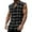 Black, variant on Sopiago Men's Summer Beach Tank Tops Sleeveless Button Up Shirt Casual Flannel Plaid Tank Shirts Dark Blue,M
