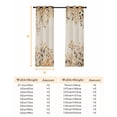 thumbnail image 6 of Fsddascl Flowers Leaves Blackout Curtains for Bedroom/Living Room, Thermal Insulated Kitchen Curtains, Fall Watercolor Farmhouse Floral Plants Grommet Darkening Window Treatment Drapes 52"x84"x2, 6 of 6