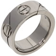 thumbnail image 3 of Pre-Owned Cartier Astro Love Ring with Cord #49, 18K White Gold, Women's, 3 of 10
