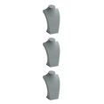 thumbnail image 2 of Destyer Durable Mannequin Stand Holder With Smooth Surface For Jewelry Collector Necklace Display Stand Grey 3Set, 2 of 6