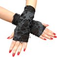 thumbnail image 4 of Guantes Sin Dedos Para Halloween, Guantes Oscuros Punk Para Fiesta De Halloween, Accesorios Para Disfraces 1 Par Serendint HA032150-00, 4 of 6