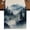 Blue, variant on Blue Black Mountain Burlap Cotton Table Runner 13x60 Inches Long, Forest Pine Trees Abstract Art Farmhouse Table Runners, Outdoor Dining Table Decor for Baby Shower/Party/Wedding