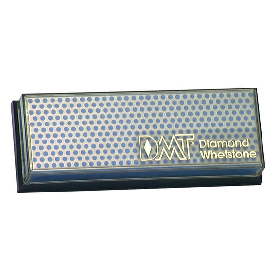 DMT 6-in Diamond Whetstone™ Sharpener, Coarse, Blue, with Plastic Cover
